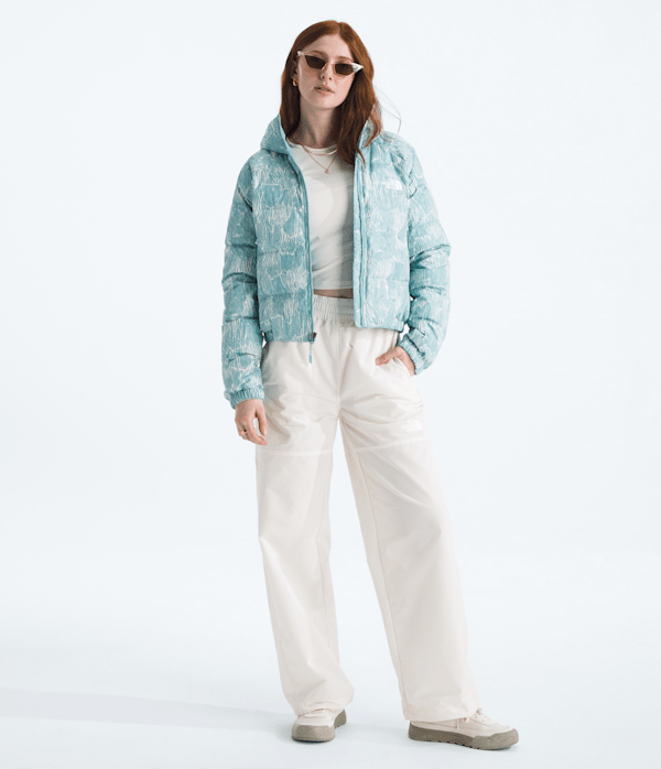 Womens-Hydrenalite-Down-HoodiePrint-TNF-HERO2.png